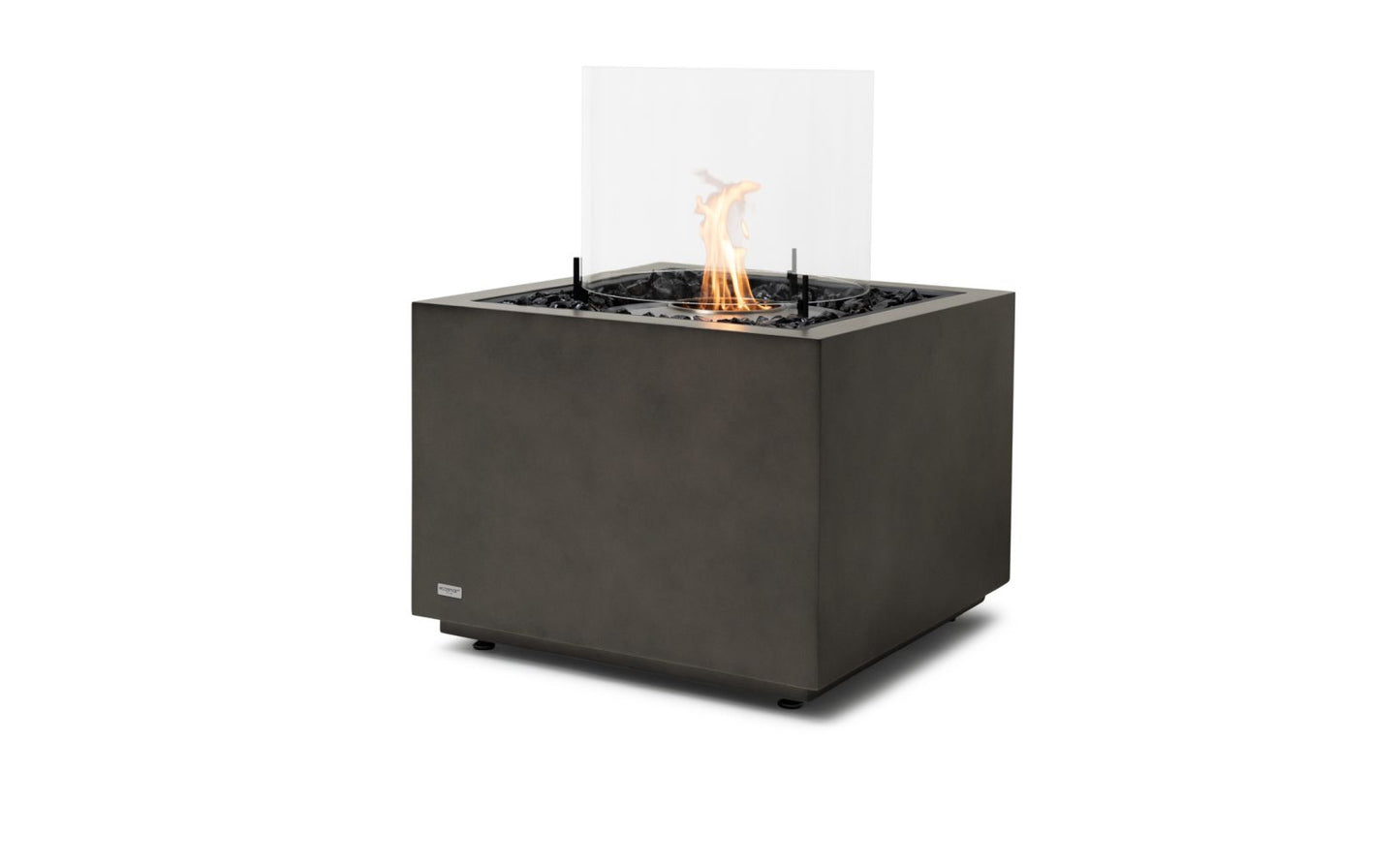 EcoSmart Fire Sidecar 24 Bioethanol Fire Pit Table Natural