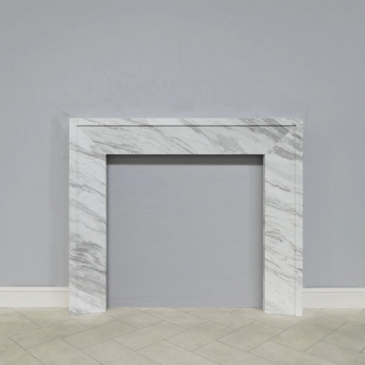 Marble Fireplace Surround - Stockholm Volakas - Polished
