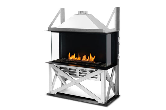 Planika Freestanding Bioethanol Fireplace - Planika Stone Core