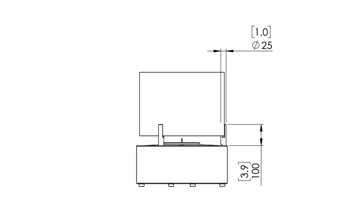 EcoSmart Fire Bioethanol Free Standing T-Lite 8