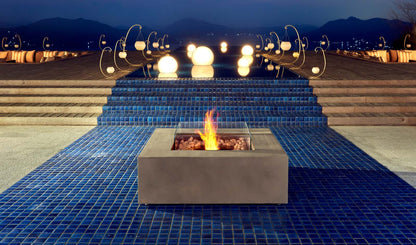 EcoSmart Fire Base 40 Bioethanol Fire Pit Table Bone