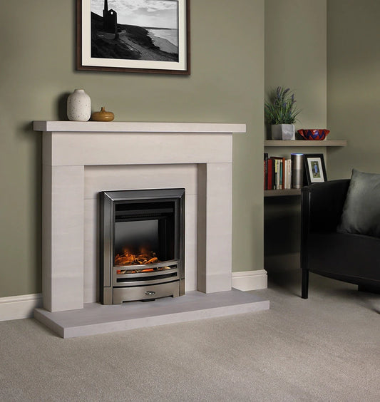 Limestone Fireplace Surround - Beckford Portuguese Limestone