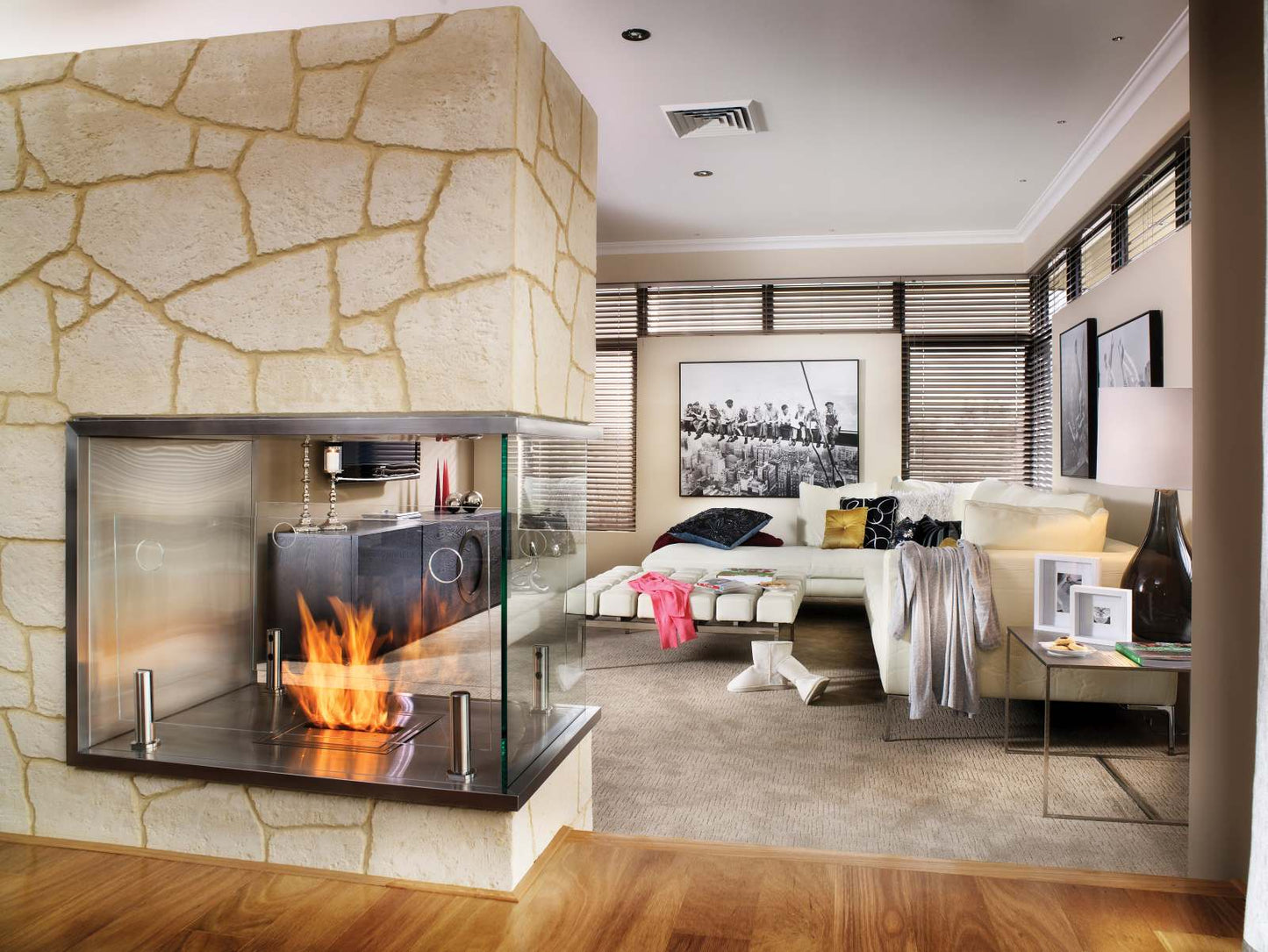 EcoSmart Fire BK5 Ethanol Burner Stainless Steel