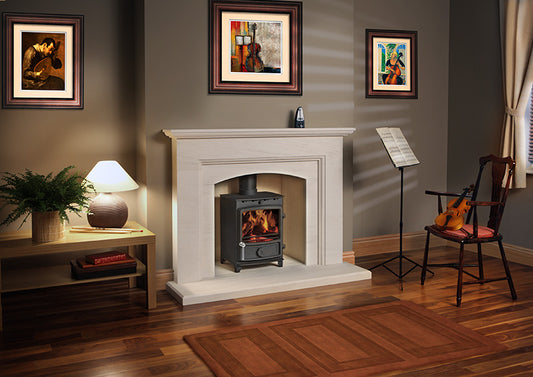 Limestone Fireplace Surround - Dorchester Portuguese Limestone
