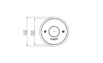 EcoSmart Fire AB3 Bioethanol Burner Stainless Steel