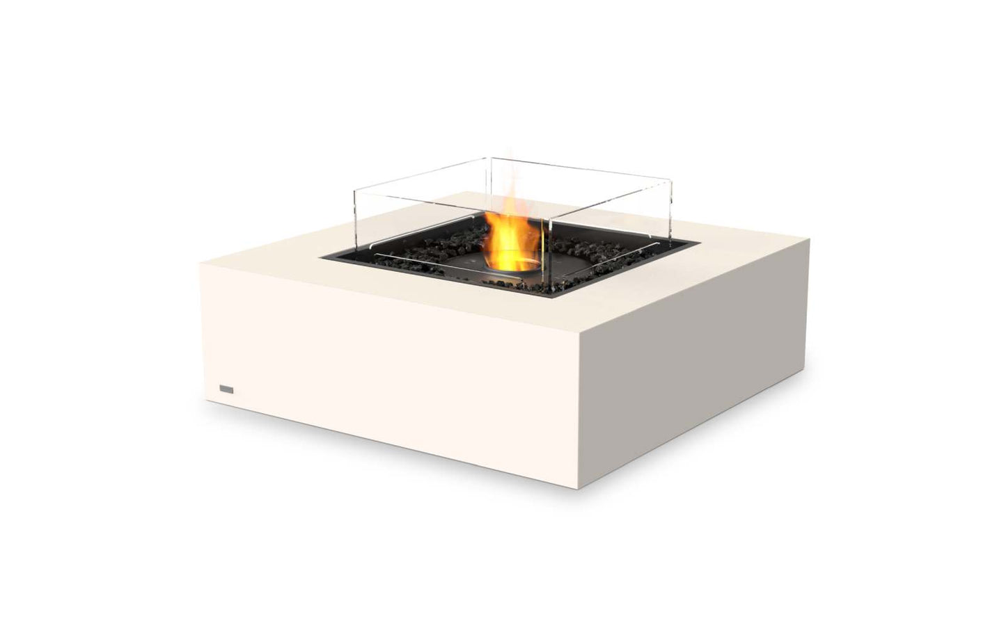 EcoSmart Fire Base 40 Bioethanol Fire Pit Table Bone