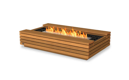 EcoSmart Fire Cosmo 50 Bioethanol Fire Pit Table Teak