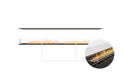EcoSmart Flex Bioethanol Fireplace 104IL Island Black