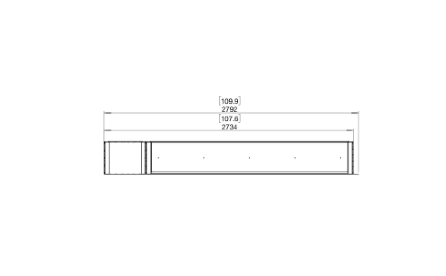 EcoSmart Flex Bioethanol Fireplace 104LC BXL Left Corner Black