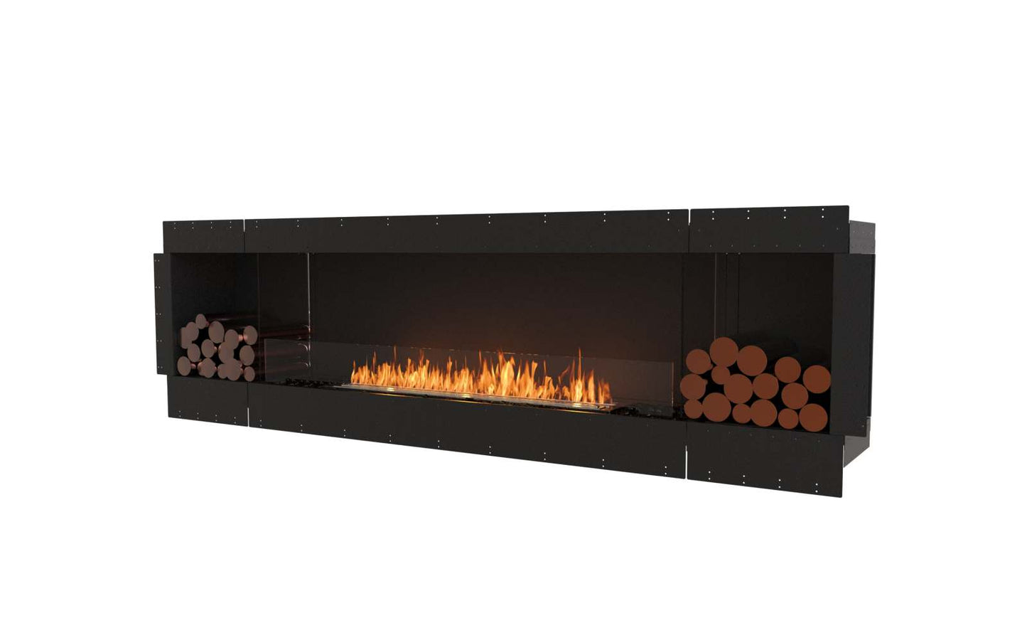 EcoSmart Flex Bioethanol Fireplace 104SS BX2 Single Sided Black