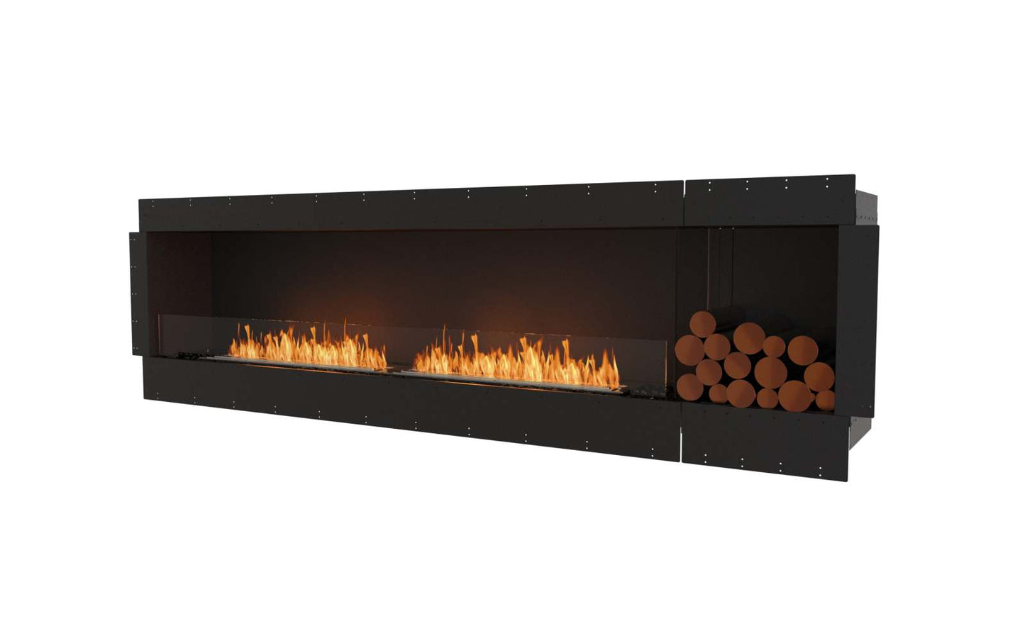EcoSmart Flex Bioethanol Fireplace 104SS BXR Single Sided Black