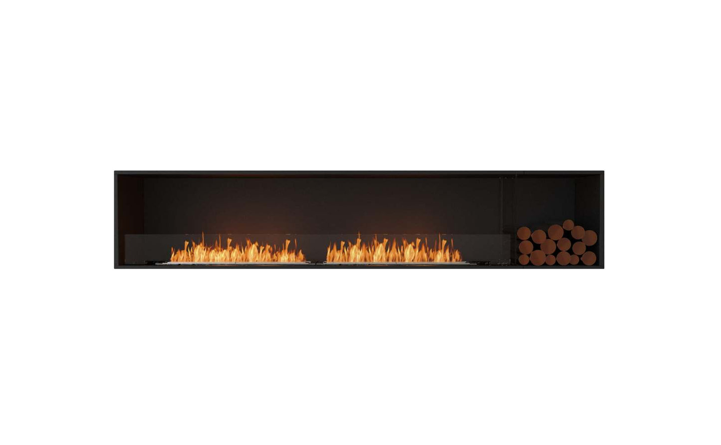 EcoSmart Flex Bioethanol Fireplace 104SS BXR Single Sided Black