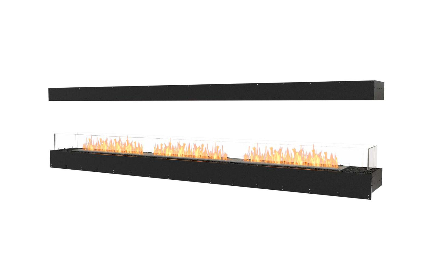 EcoSmart Flex Bioethanol Fireplace 122IL Island Black