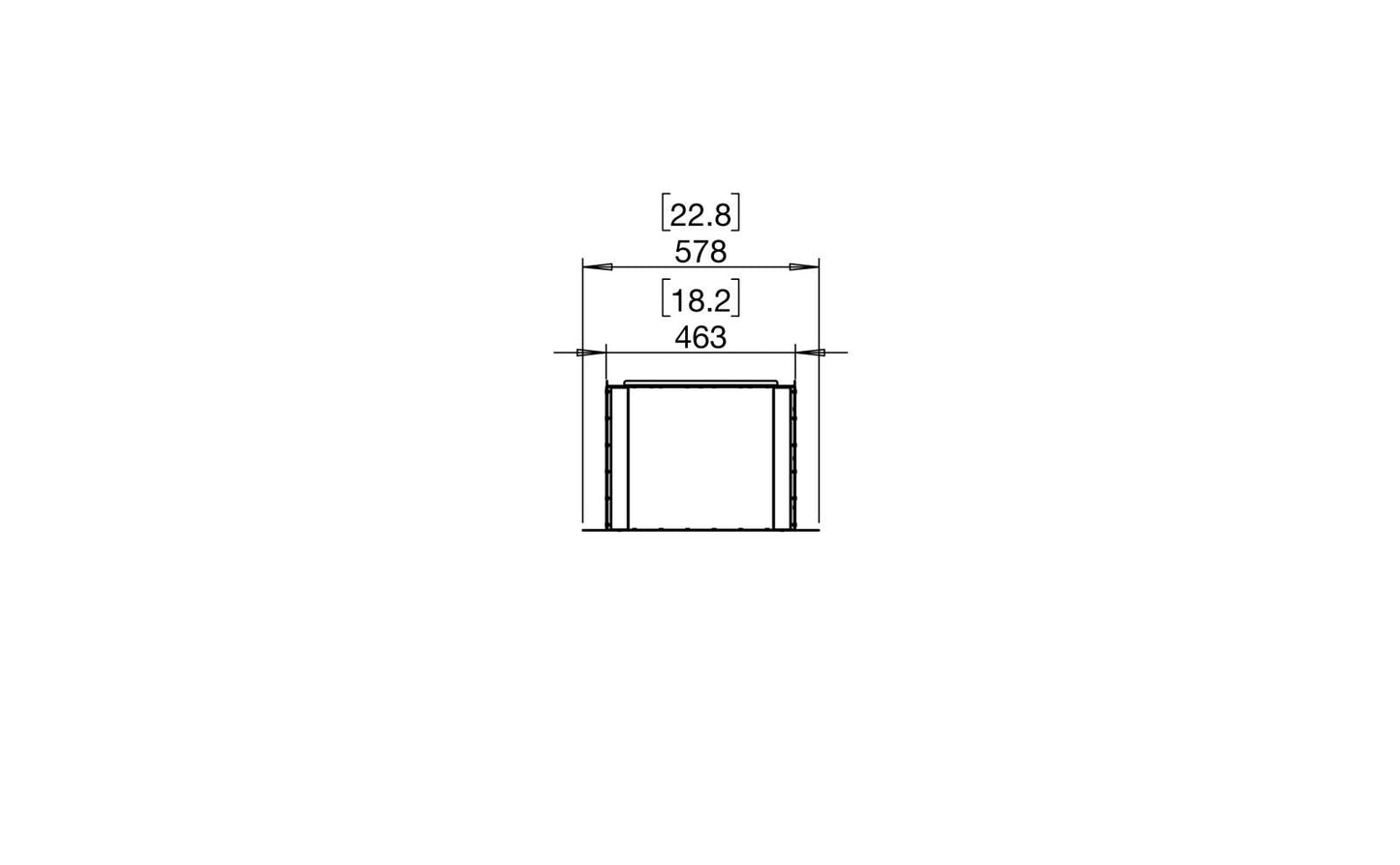 EcoSmart Flex Bioethanol Fireplace 18SS Single Sided Black