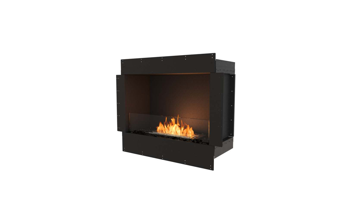 EcoSmart Flex Bioethanol Fireplace 32SS Single Sided Black