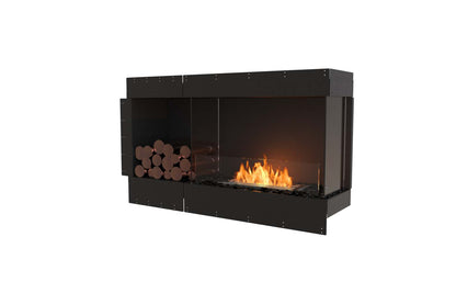 EcoSmart Flex Bioethanol Fireplace 50RC BXL Right Corner Black