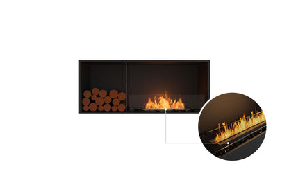 EcoSmart Flex Bioethanol Fireplace 50SS BXL Single Sided Black