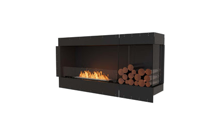 EcoSmart Flex Bioethanol Fireplace 60RC BXR Right Corner Black