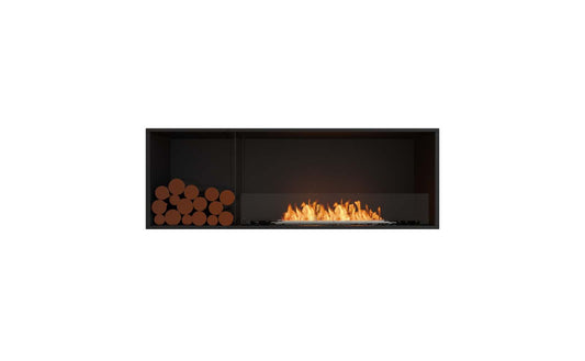 EcoSmart Flex Bioethanol Fireplace 60SS BXL Single Sided Black