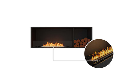 EcoSmart Flex Bioethanol Fireplace 60SS BXR Single Sided Black