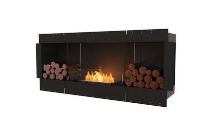 EcoSmart Flex Bioethanol Fireplace 68SS BX2 Single Sided Black