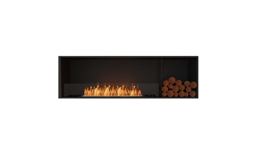 EcoSmart Flex Bioethanol Fireplace 68SS BXR Single Sided Black