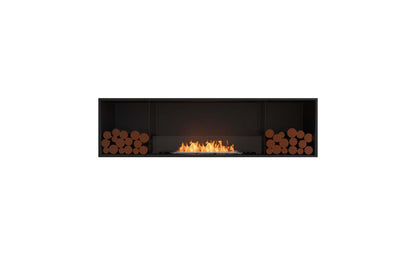 EcoSmart Flex Bioethanol Fireplace 78SS BX2 Single Sided Black