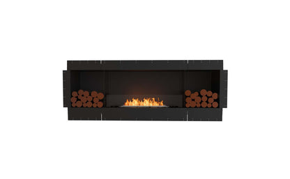 EcoSmart Flex Bioethanol Fireplace 78SS BX2 Single Sided Black