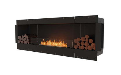 EcoSmart Flex Bioethanol Fireplace 86SS BX2 Single Sided Black