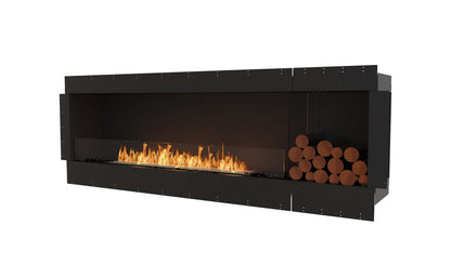 EcoSmart Flex Bioethanol Fireplace 86SS BXR Single Sided Black