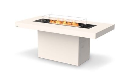 EcoSmart Fire Gin 90 (Bar) Bioethanol Fire Pit Table Bone