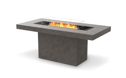 EcoSmart Fire Gin 90 (Bar) Bioethanol Fire Pit Table Natural