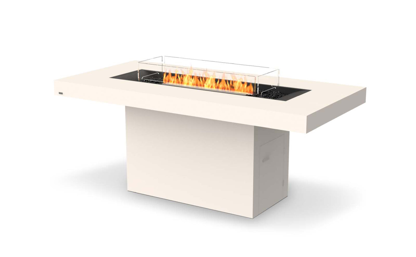 EcoSmart Fire Gin 90 (Bar) Bioethanol Fire Pit Table Bone