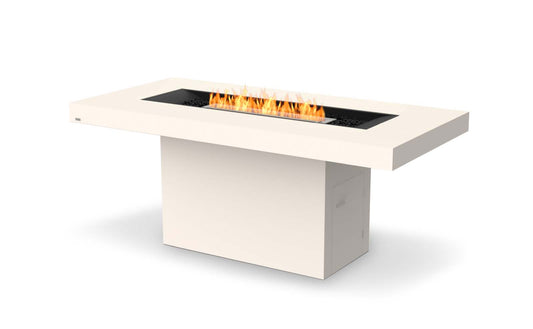 EcoSmart Fire Gin 90 (Bar) Bioethanol Fire Pit Table Bone