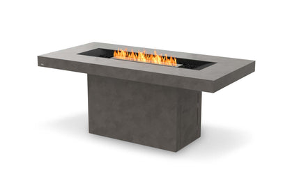 EcoSmart Fire Gin 90 (Bar) Bioethanol Fire Pit Table Natural