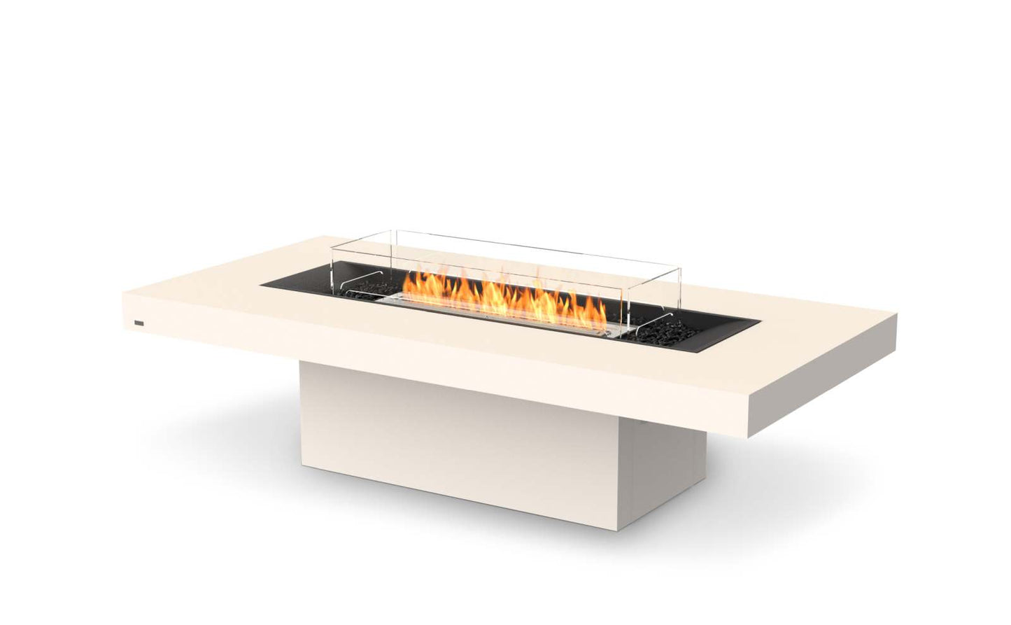 EcoSmart Fire Gin 90 (Chat) Bioethanol Fire Pit Table Bone