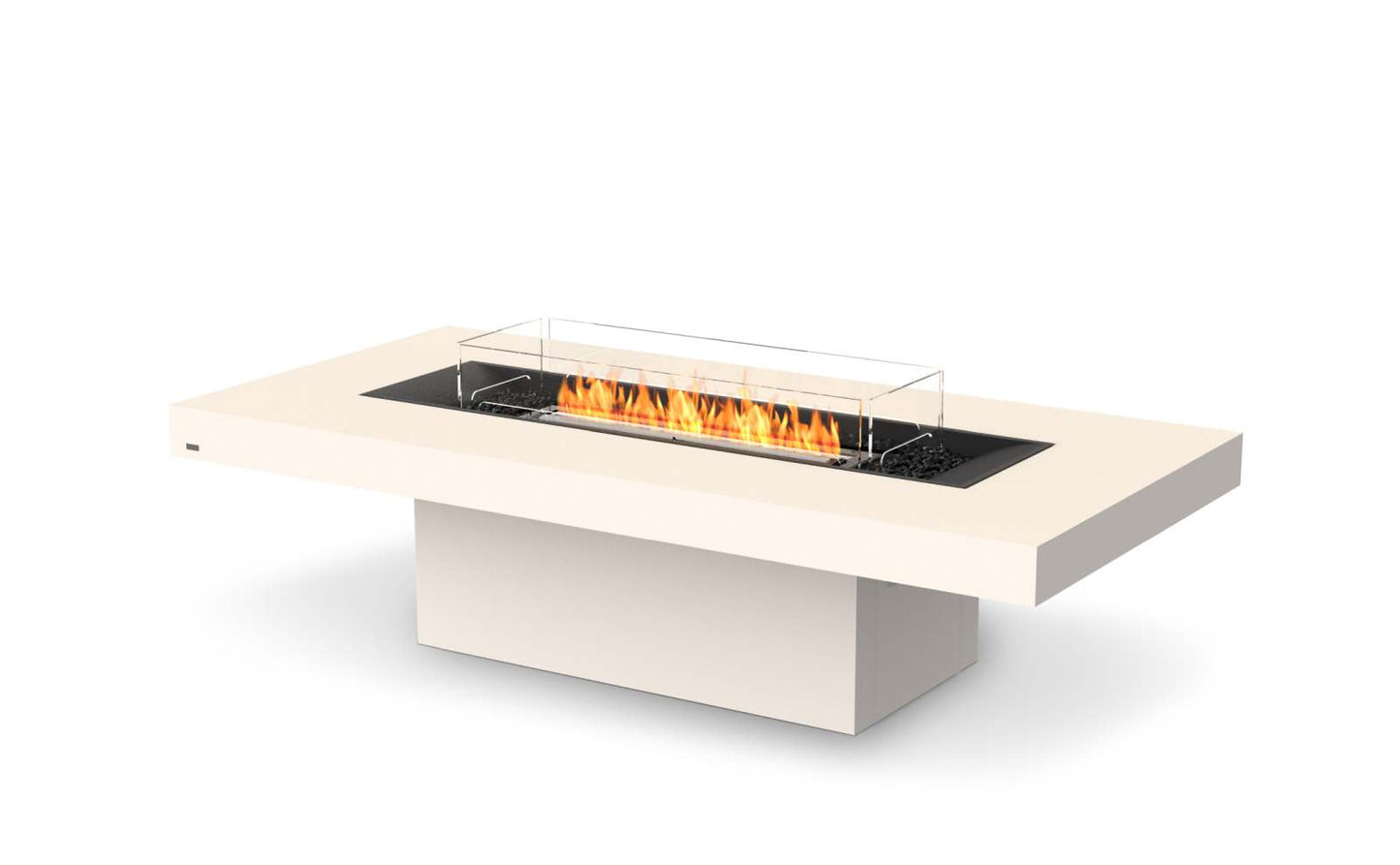 EcoSmart Fire Gin 90 (Chat) Bioethanol Fire Pit Table Bone