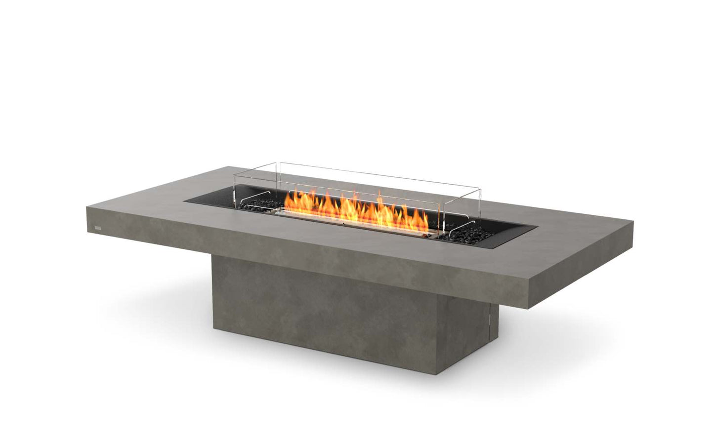 EcoSmart Fire Gin 90 (Chat) Bioethanol Fire Pit Table Natural