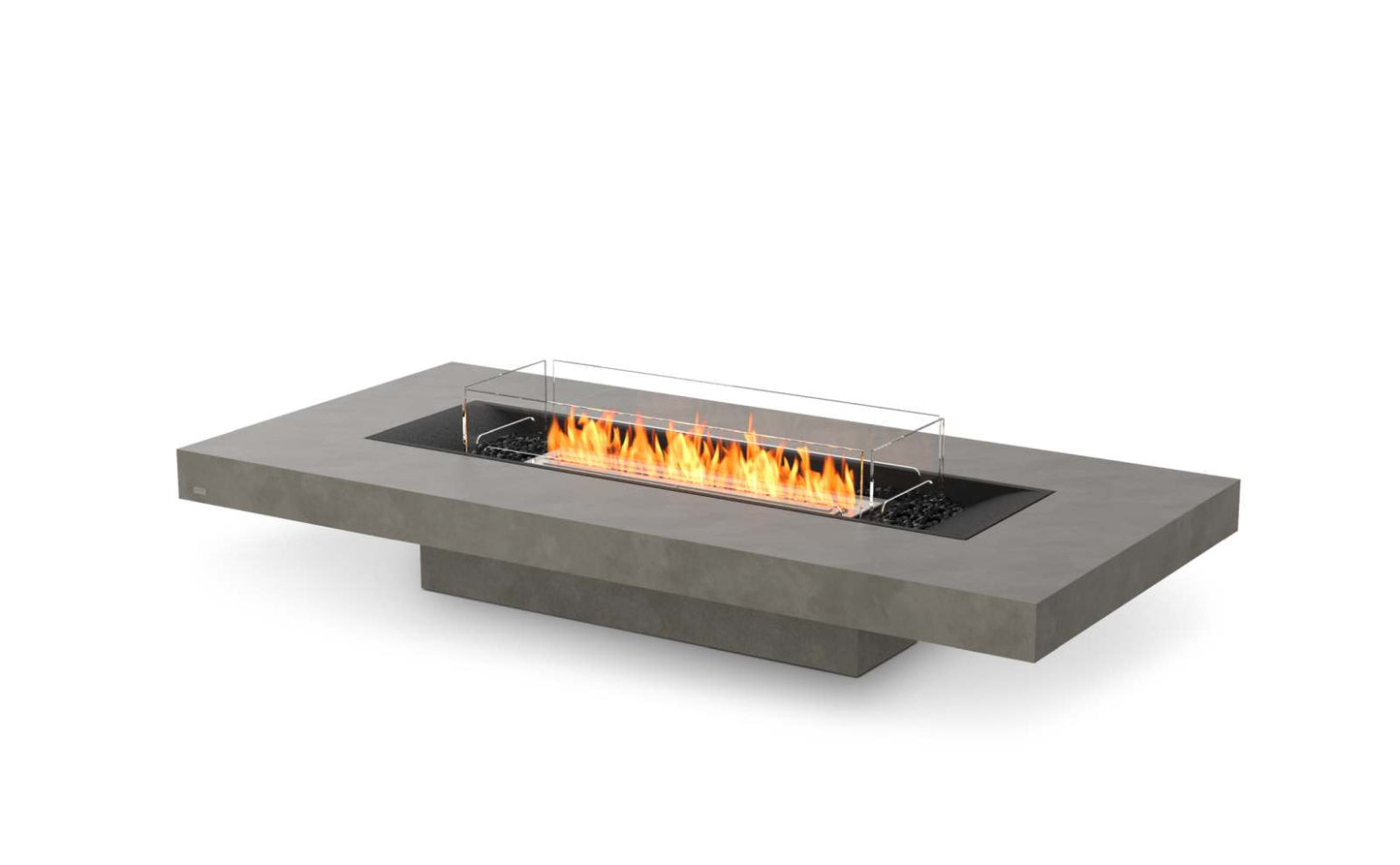 EcoSmart Fire Gin 90 (Low) Bioethanol Fire Pit Table Natural