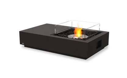 EcoSmart Fire Manhattan 50 Bioethanol Fire Pit Table Graphite