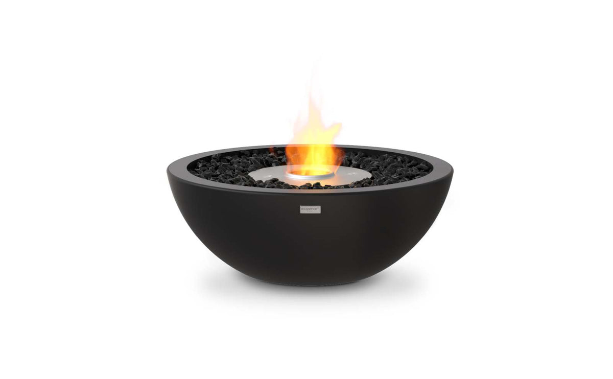 EcoSmart Fire Mix 600 Bioethanol Fire Pit Bowl Graphite