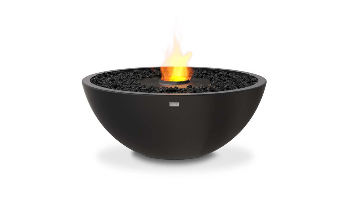 EcoSmart Fire Mix 850 Bioethanol Fire Pit Bowl Graphite
