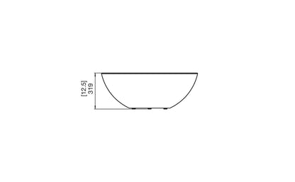 EcoSmart Fire Mix 850 Bioethanol Fire Pit Bowl Bone