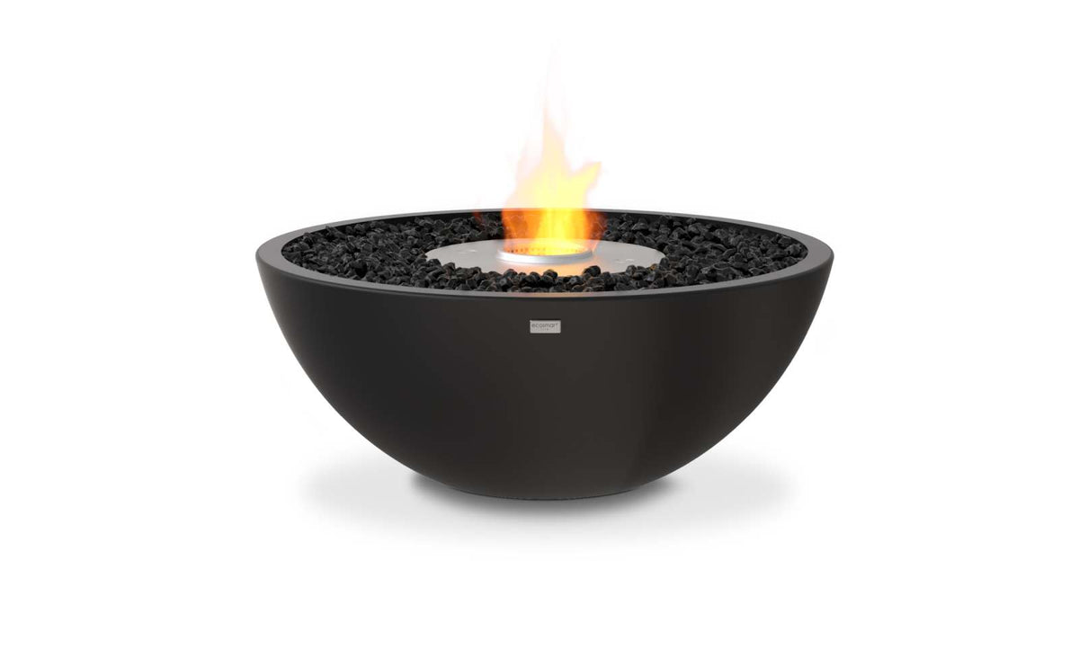 EcoSmart Fire Mix 850 Bioethanol Fire Pit Bowl Graphite