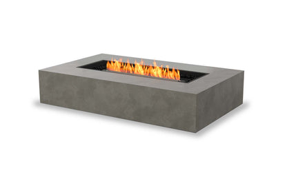 EcoSmart Fire Wharf 65 Bioethanol Fire Pit Table Natural