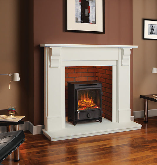 Limestone Fireplace Surround - Edwardian Corbel Aegean Limestone
