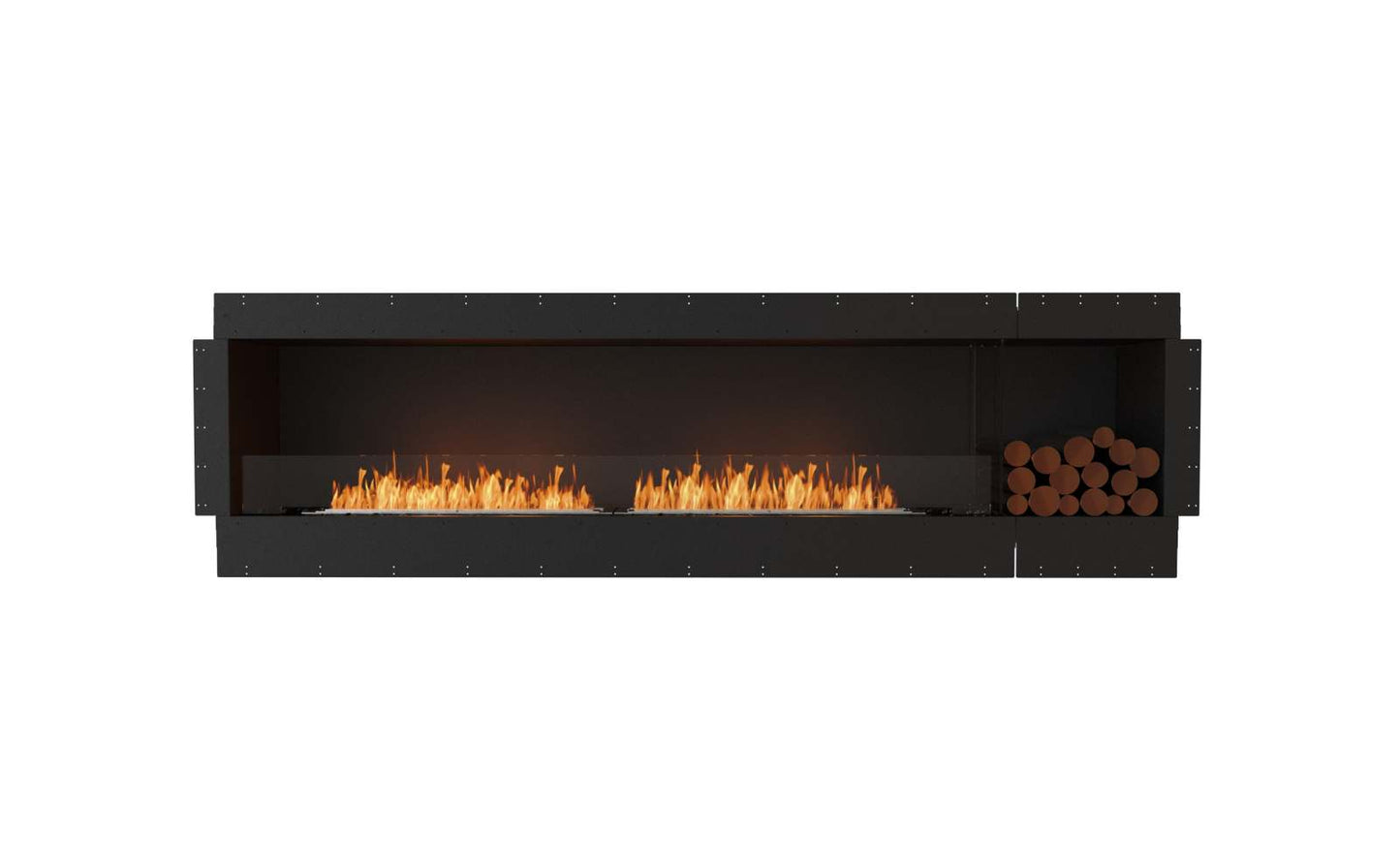 EcoSmart Flex Bioethanol Fireplace 104SS BXR Single Sided Black
