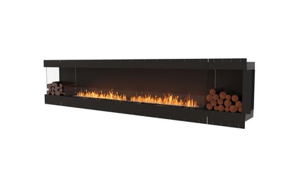 EcoSmart Flex Bioethanol Fireplace 140LC BX2 Left Corner Black