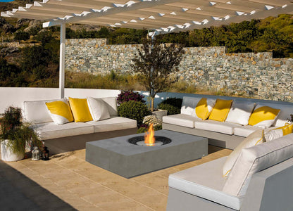 EcoSmart Fire Martini 50 Bioethanol Fire Pit Table Natural