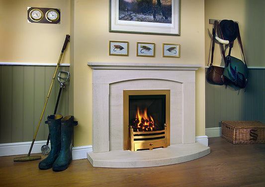 Limestone Fireplace Surround - Mere Portuguese Limestone